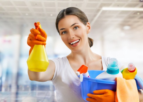 Deep cleaning crew handling floors and high-touch areas
