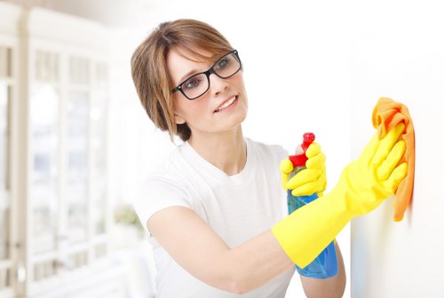 Spot cleaning a mattress stain with safe cleaning solution