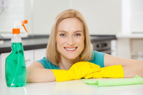 Routine rug cleaning with vacuuming and rotation