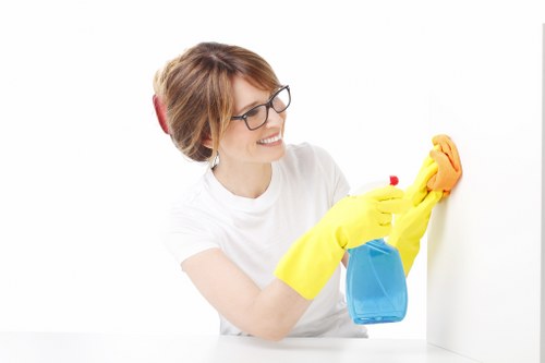 Deep move out cleaning checklist on a table